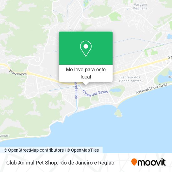 Club Animal Pet Shop mapa
