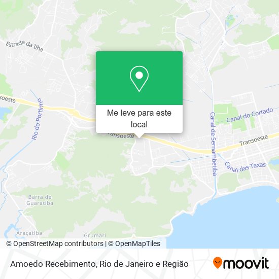 Amoedo Recebimento mapa
