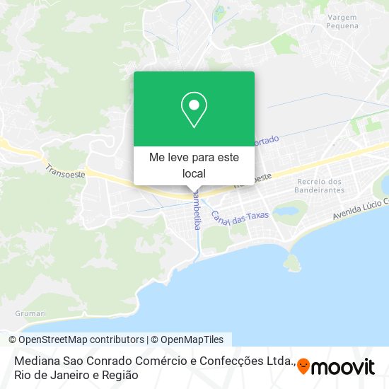 Mediana Sao Conrado Comércio e Confecções Ltda. mapa