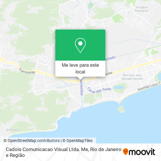 Cadois Comunicacao Visual Ltda. Me mapa