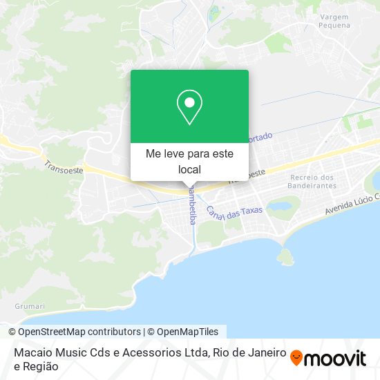 Macaio Music Cds e Acessorios Ltda mapa