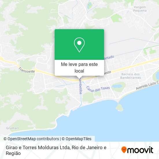 Girao e Torres Molduras Ltda mapa