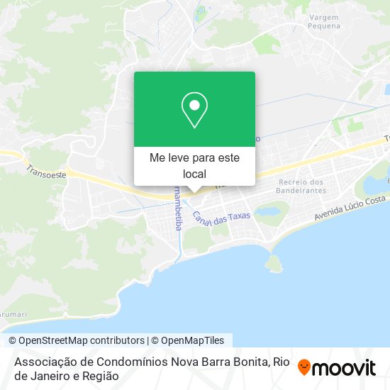 Associação de Condomínios Nova Barra Bonita mapa