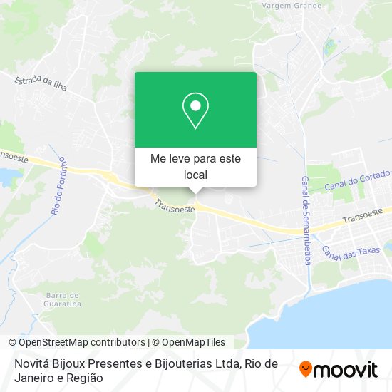 Novitá Bijoux Presentes e Bijouterias Ltda mapa
