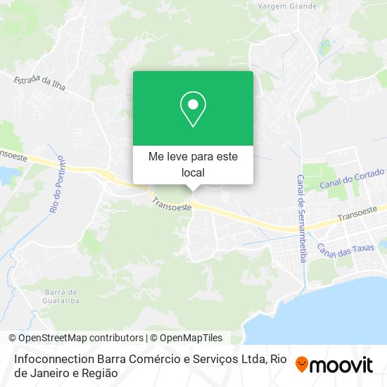 Infoconnection Barra Comércio e Serviços Ltda mapa