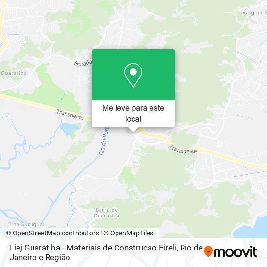 Liej Guaratiba - Materiais de Construcao Eireli mapa
