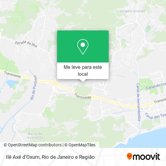 Ilê Axê d'Oxum mapa