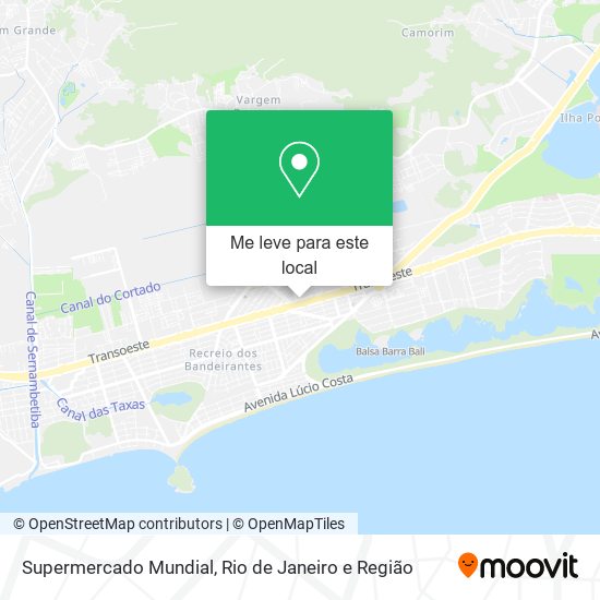 Supermercado Mundial mapa