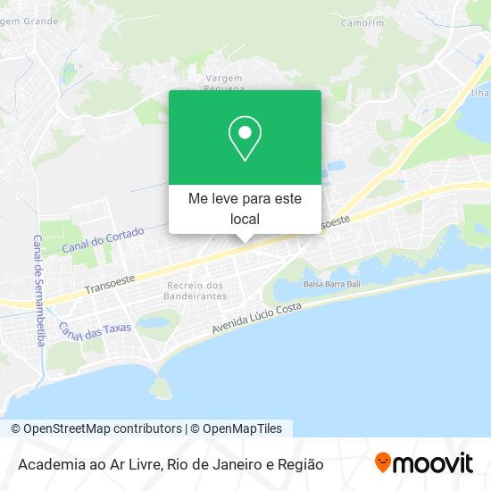 Academia ao Ar Livre mapa