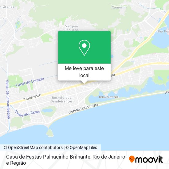 Casa de Festas Palhacinho Brilhante mapa
