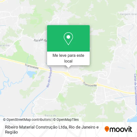 Ribeiro Material Construção Ltda mapa