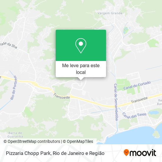 Pizzaria Chopp Park mapa