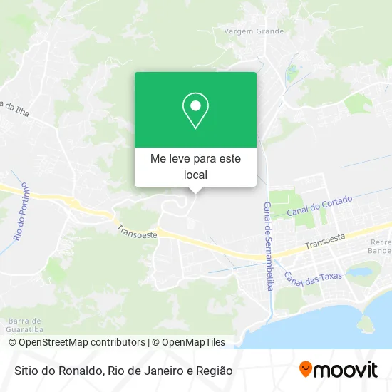 Sitio do Ronaldo mapa