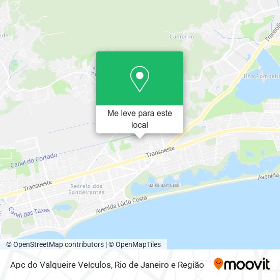 Apc do Valqueire Veículos mapa