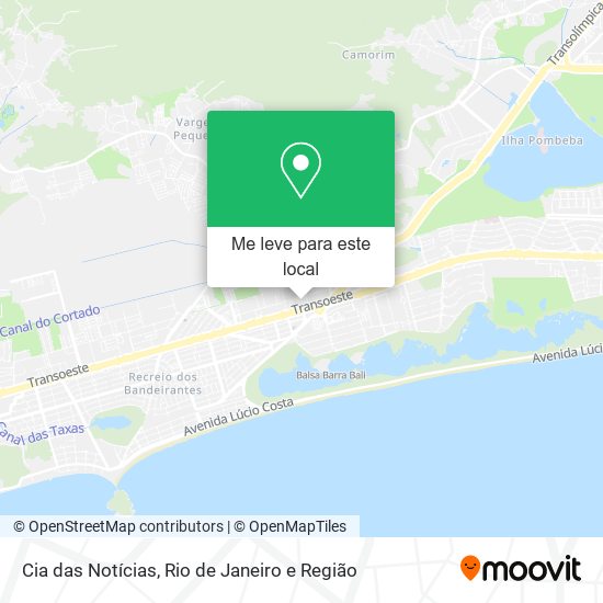 Cia das Notícias mapa