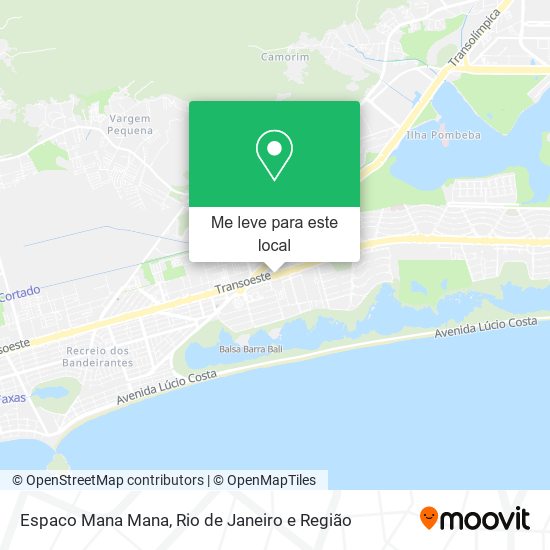 Espaco Mana Mana mapa