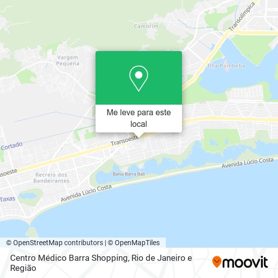 Centro Médico Barra Shopping mapa