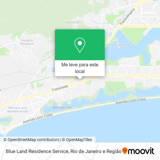 Blue Land Residence Service mapa