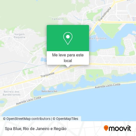 Spa Blue mapa