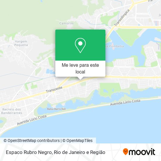 Espaco Rubro Negro mapa