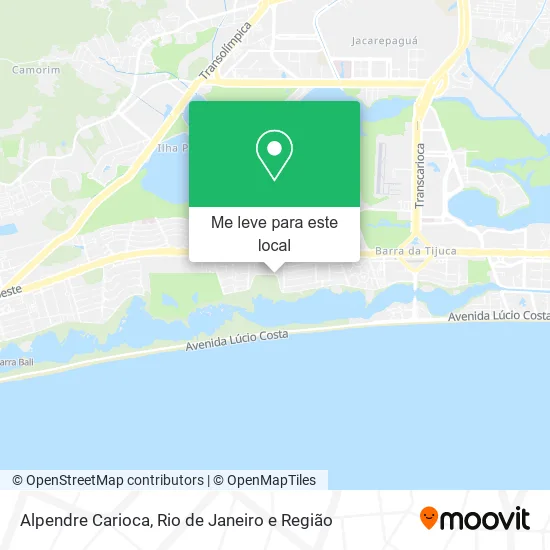 Alpendre Carioca mapa