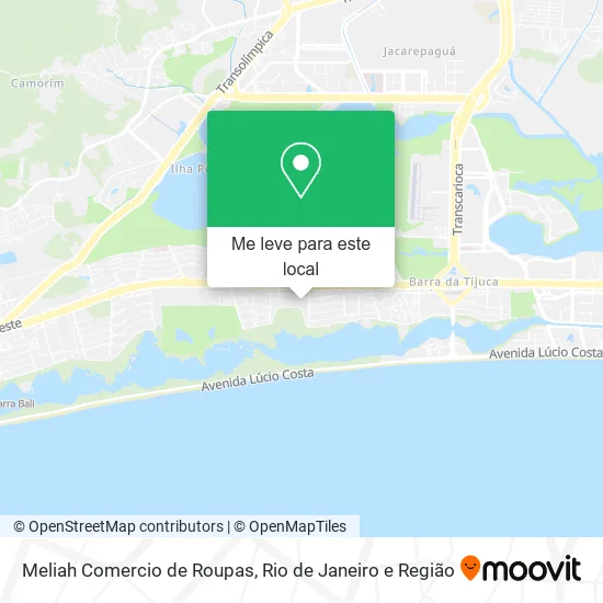 Meliah Comercio de Roupas mapa