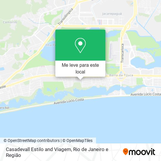 Casadevall Estilo and Viagem mapa