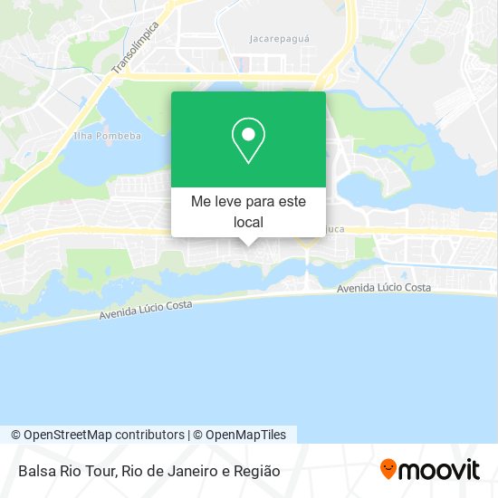 Balsa Rio Tour mapa