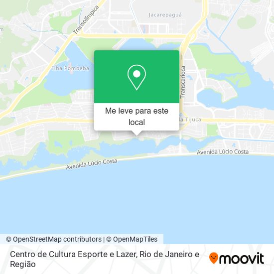 Centro de Cultura Esporte e Lazer mapa