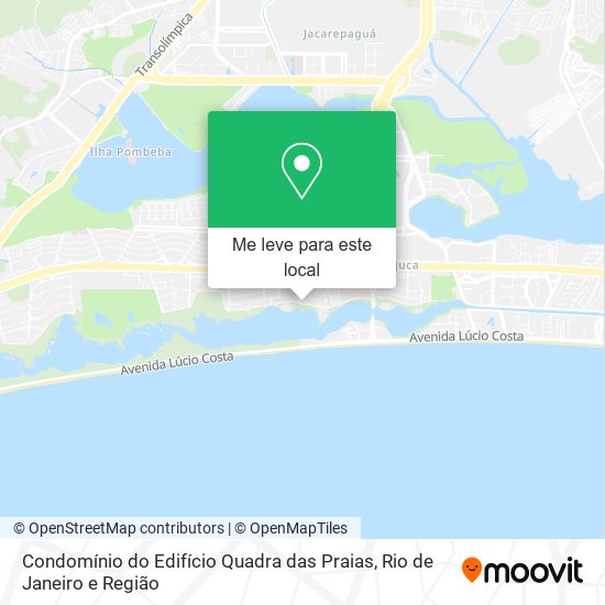 Condomínio do Edifício Quadra das Praias mapa