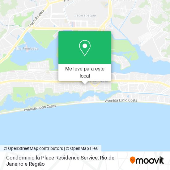 Condomínio la Place Residence Service mapa
