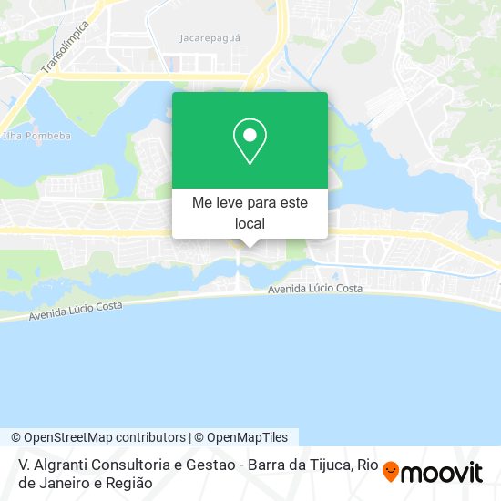 V. Algranti Consultoria e Gestao - Barra da Tijuca mapa