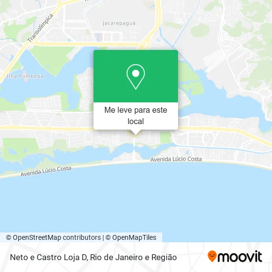 Neto e Castro Loja D mapa