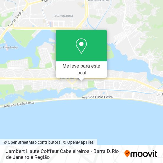 Jambert Haute Coiffeur Cabeleireiros - Barra D mapa