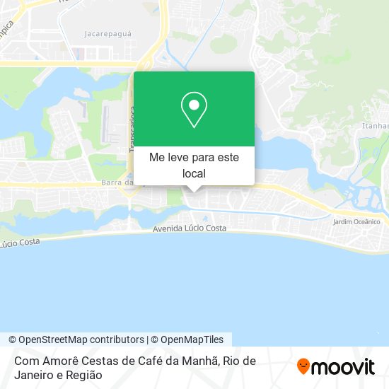 Com Amorê Cestas de Café da Manhã mapa