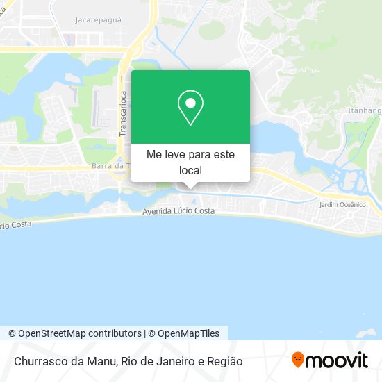 Churrasco da Manu mapa