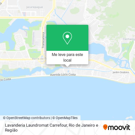 Lavanderia Laundromat Carrefour mapa