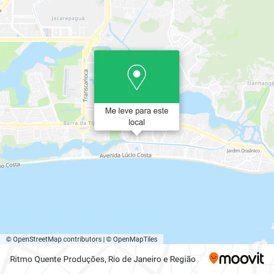 Ritmo Quente Produções mapa