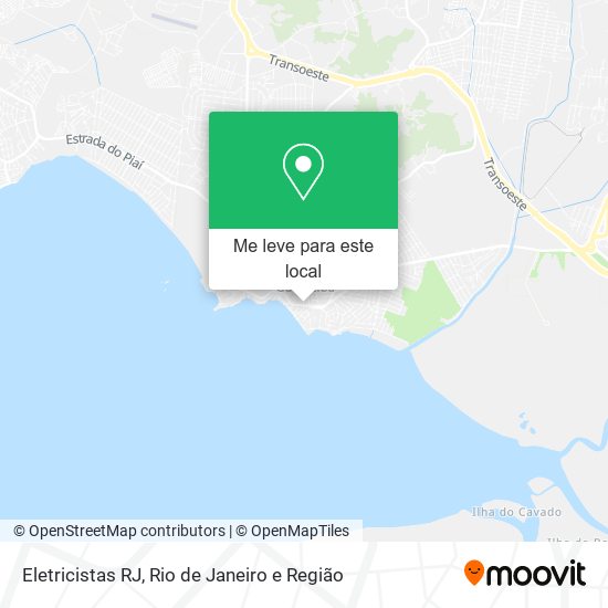 Eletricistas RJ mapa