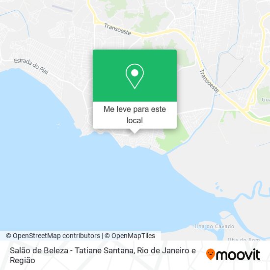 Salão de Beleza - Tatiane Santana mapa