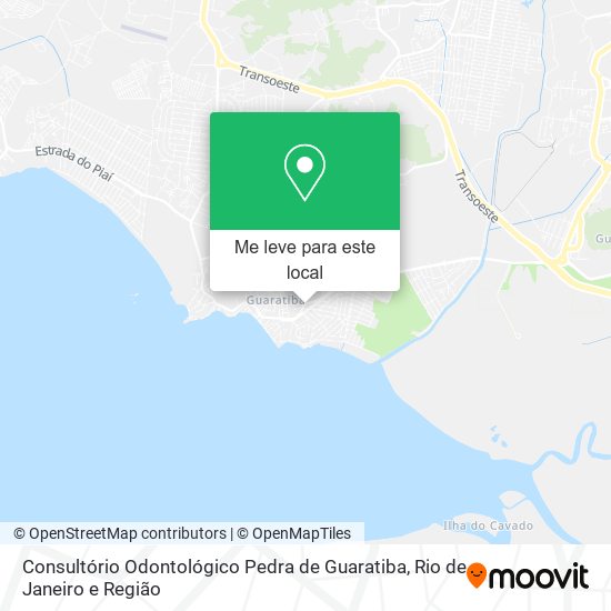 Consultório Odontológico Pedra de Guaratiba mapa