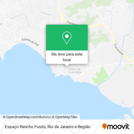 Espaço Rancho Fundo mapa