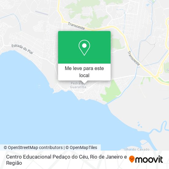 Centro Educacional Pedaço do Céu mapa