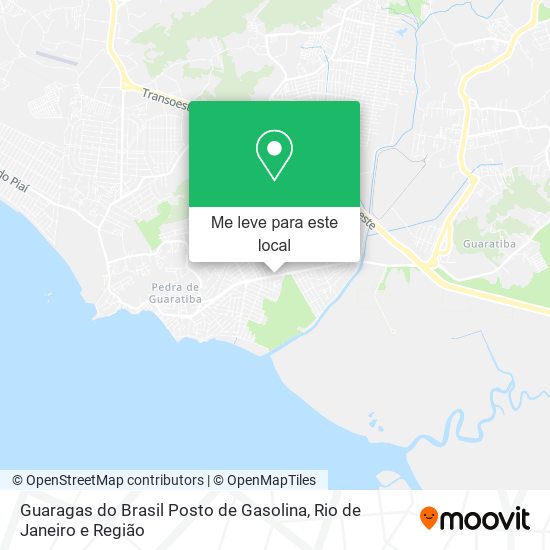 Guaragas do Brasil Posto de Gasolina mapa