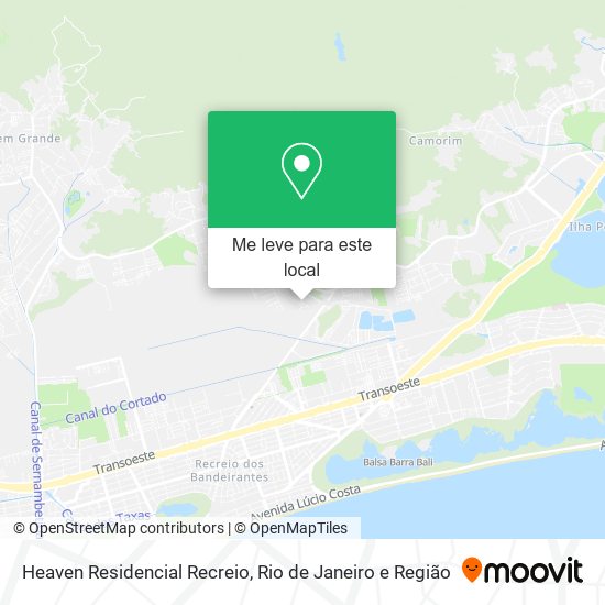 Heaven Residencial Recreio mapa