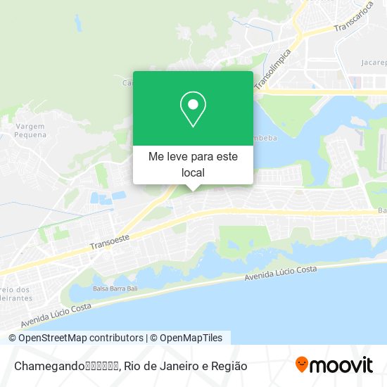 Chamegando mapa