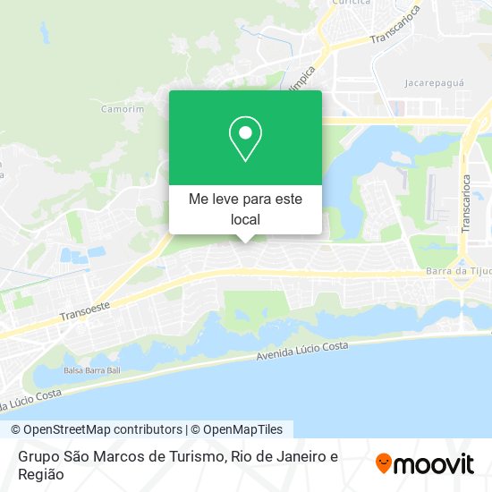 Grupo São Marcos de Turismo mapa
