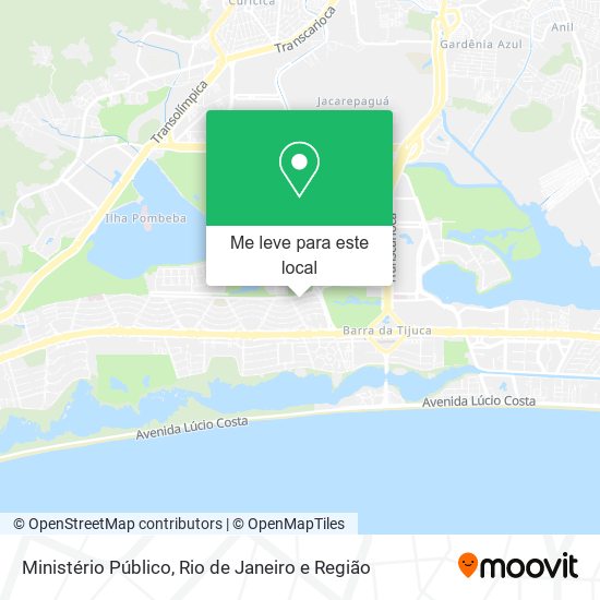 Ministério Público mapa