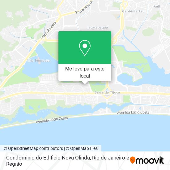 Condominio do Edificio Nova Olinda mapa