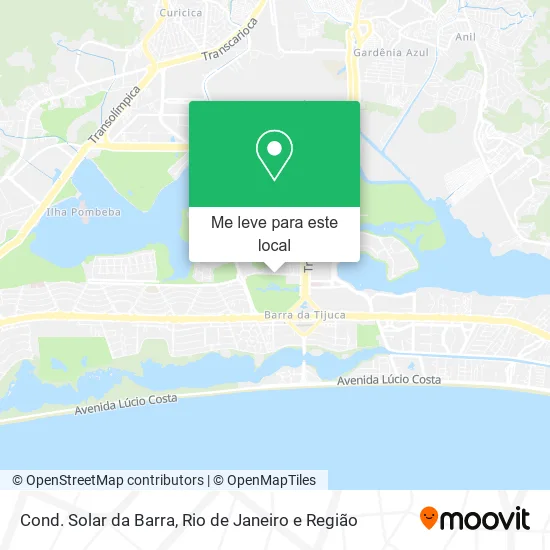 Cond. Solar da Barra mapa